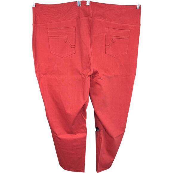 Women With Control Rustic Edge Slim Leg Pants 4X Pull On Stretch Comfort Waist - Picture 4 of 12